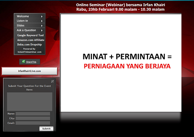 irfan-khairi-seminarlive-jutawan-internet irfan-khairi-seminarlive-jutawan-internet